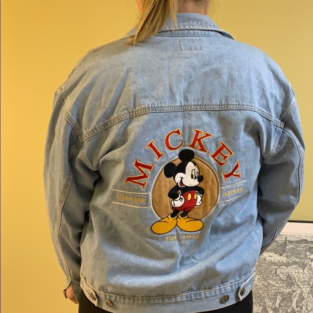 Vintage Mickey Mouse Jean Jacket